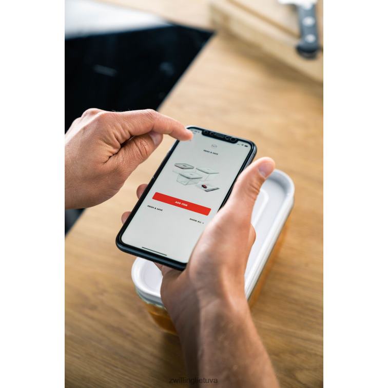 Zwilling šviežias ir taupomas vakuuminis šaldytuvo konteineris, stiklas, la mer virtuvė 8X8Z2X487