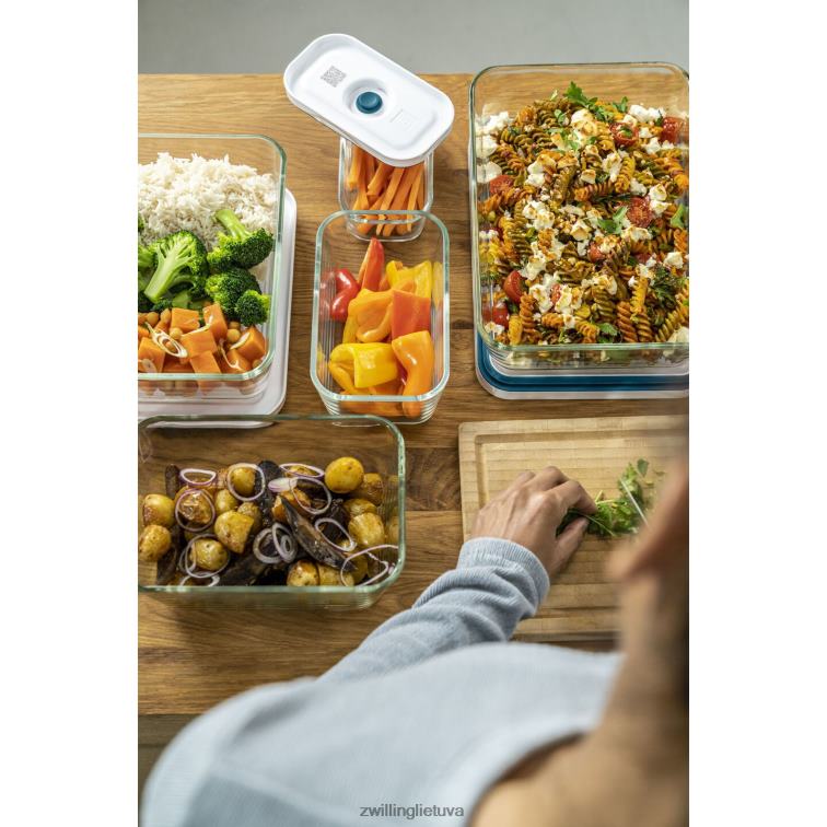 Zwilling šviežias ir taupomas vakuuminis gratino indas, stiklas, la mer virtuvė 8X8Z2X498