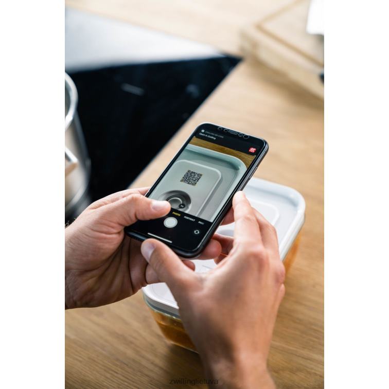 Zwilling šviežias ir taupomas vakuuminis konteineris, stiklinis, pilkas virtuvė 8X8Z2X492